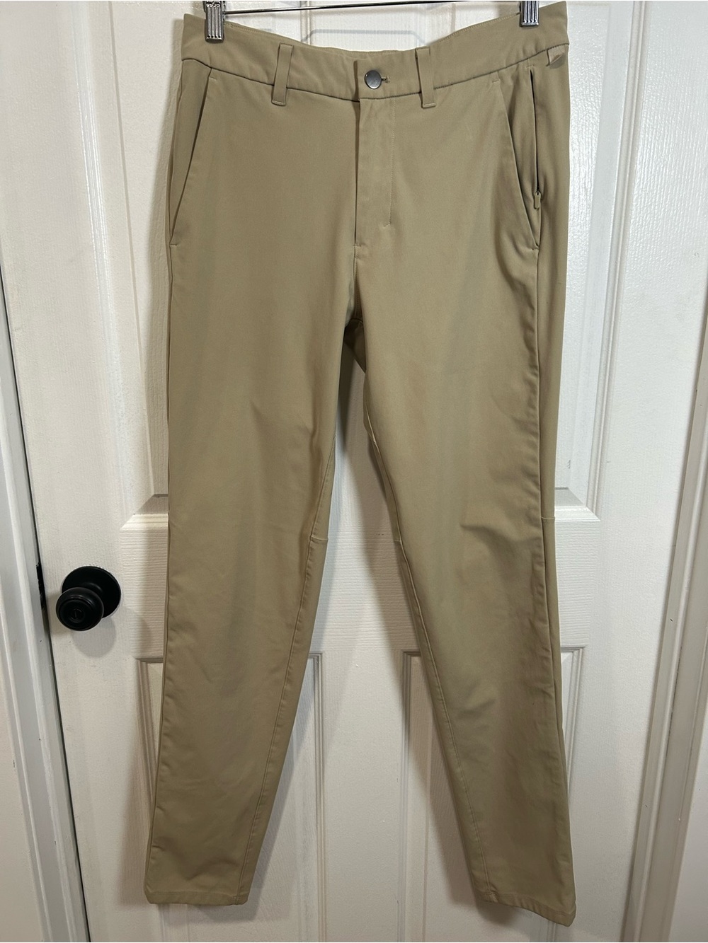 lululemon athletica Men's Khaki Stretch Chino Pants - Light Tan